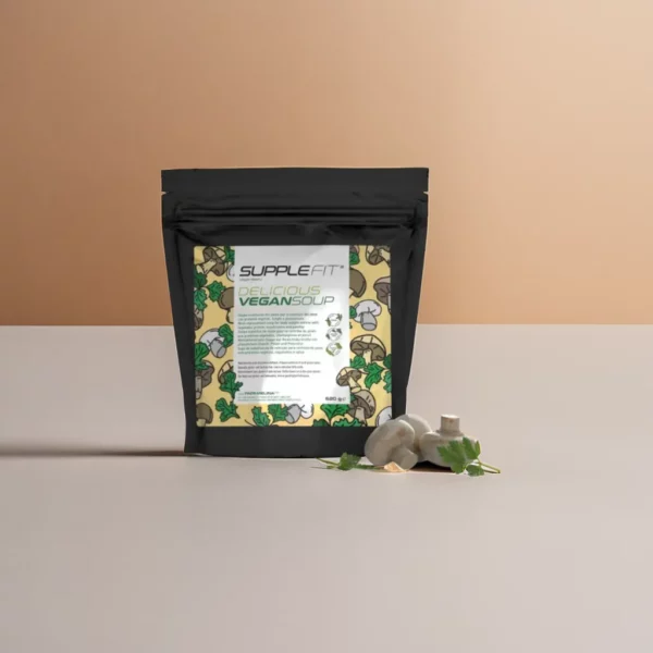 SOUPE VEGAN CHAMPIGNONS ET PERSIL PROTÉINES VÉGÉTALES 620G